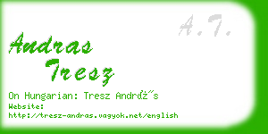 andras tresz business card